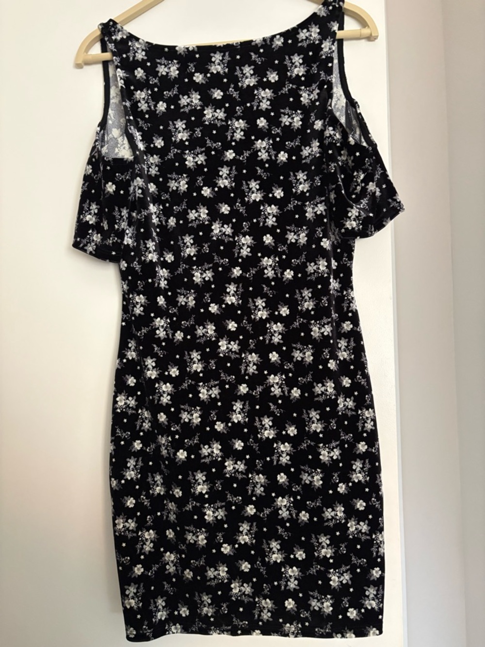 Free People Black and White Floral Dress